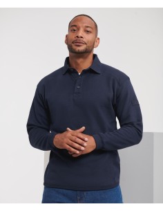 R-R-012M-0-Adults' Heavy Duty Collar Sweatshirt 2
